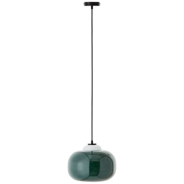 Brilliant Blop pendel 30cm grøn glas/metal   1x A60, E27, 60 W, egnet til normal lampe (medfølger ikke)