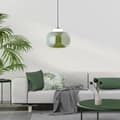 Miniatyrbillede 8 af 8: Brilliant Blop pendel 30cm grøn glas/metal   1x A60, E27, 60 W, egnet til normal lampe (medfølger ikke)