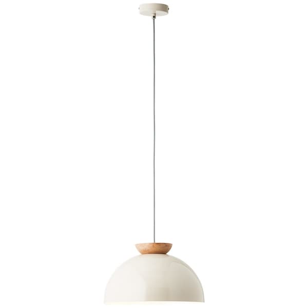 Brilliant Nalam taklampa 35cm ljus trä/grå metall/trä   1x A60, E27, 40 W, lämplig för normal lampa (ingår ej)