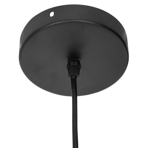 Svart upphängning "Zania" i trådad metall Höjd 52 cm Atmosphera