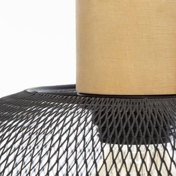 "Sam" taklampa i svart metall Diameter 30 cm från Atmosphera