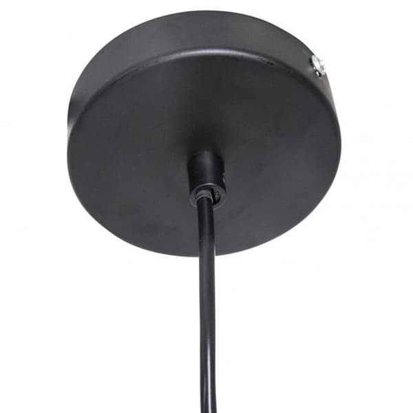 "Sam" taklampa i svart metall Diameter 30 cm från Atmosphera