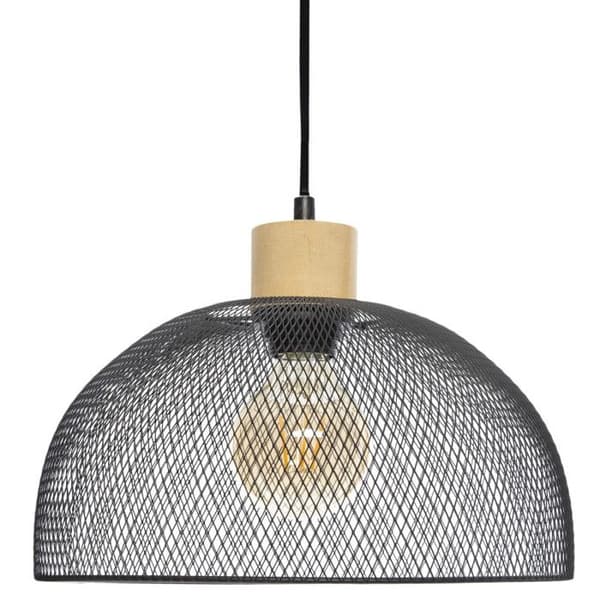 "Sam" taklampa i svart metall Diameter 30 cm från Atmosphera