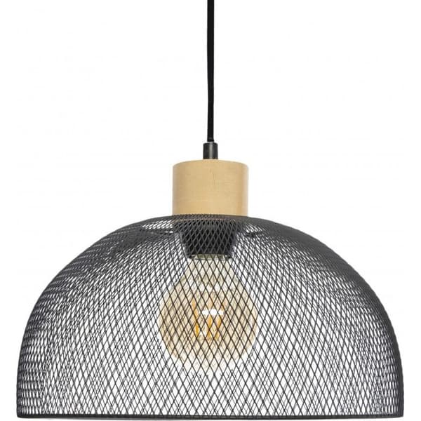 "Sam" taklampa i svart metall Diameter 30 cm från Atmosphera