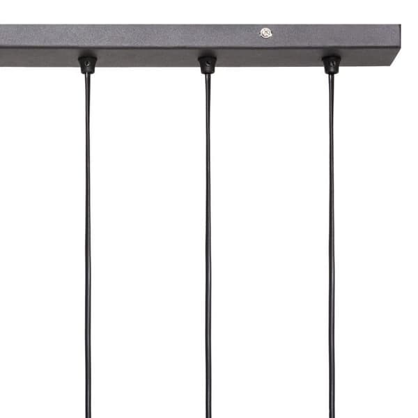 New York taklampa "Hune" i loftstil svart metall Atmosphera