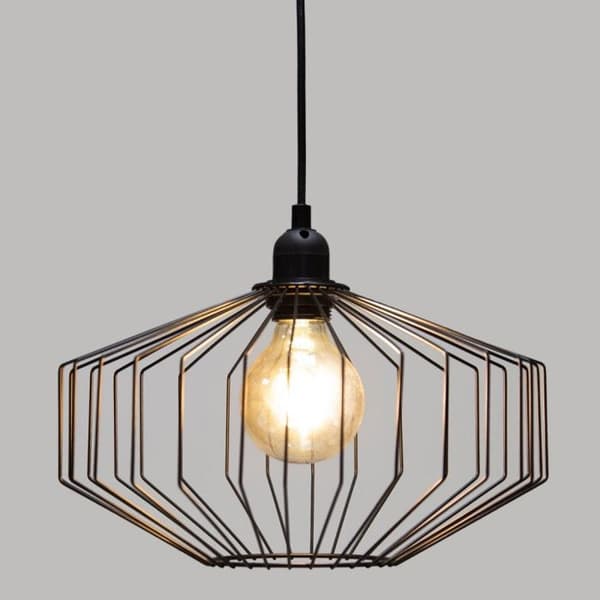“Azur” Svart metall taklampa D30 Atmosphera