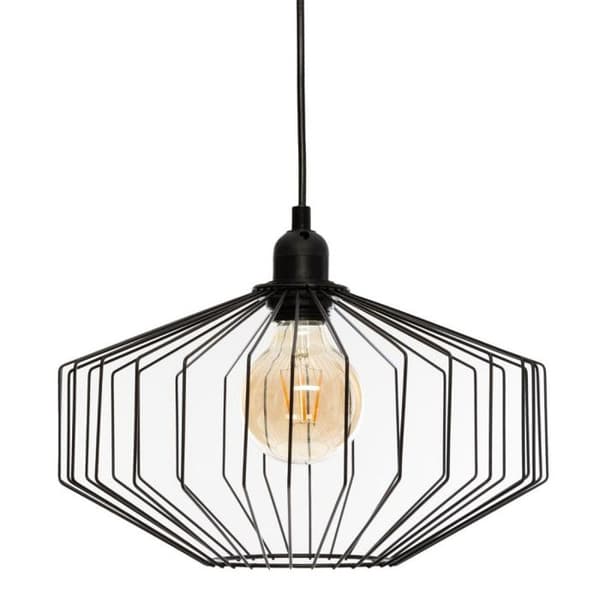 “Azur” Svart metall taklampa D30 Atmosphera