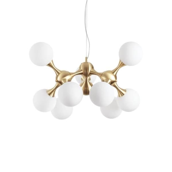 Pendel - IDEAL LUX - 241036 SP9 NODI - Kromad metall - Blåst glas - Modern design