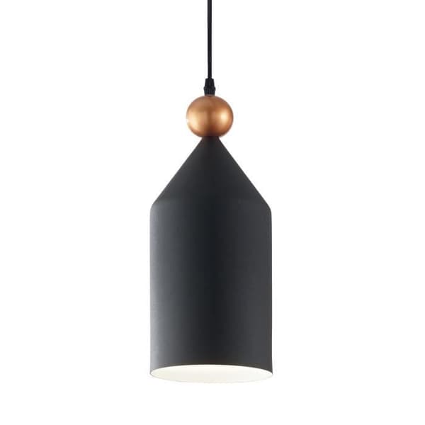 Hängande lampa - Ideal Lux - TRIADE-1 SP1 - Svart - Lackerad metall - Ø 15,5 cm - E27 42W max