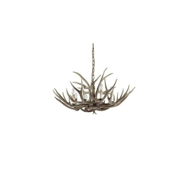 Upphängning - IDEAL LUX - CHALET - 8 glödlampor - E14 - Resin - Inomhus