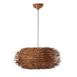 Nido taklampa D60 cm brun 1 lampa E27 60w