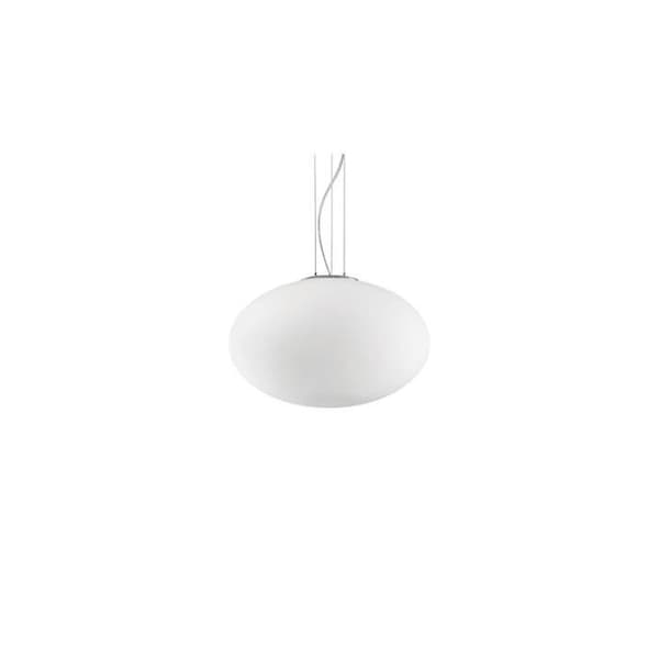 Hänglampa - IDEAL LUX - CANDY - 1 ampull - Glas - Vit - 60W