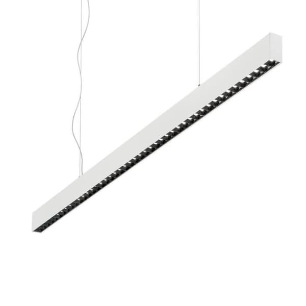 Vit LED linjär rak stav dekorativt hängsmycke, 4000K