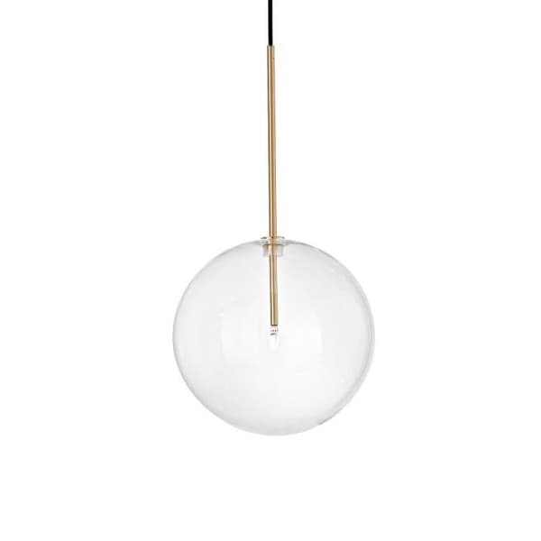 Ideal Lux EQUINOXE 25cm Globe Pendel Taklampa Mässing