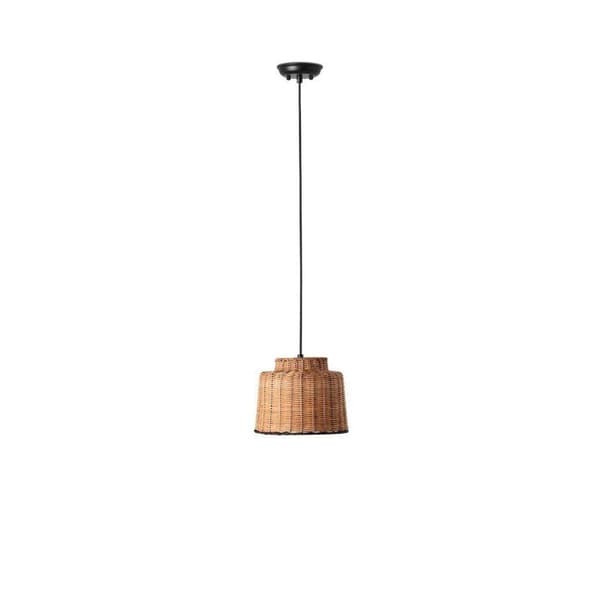 Faro SAIPAN Svart rottingkupol taklampa 2700K