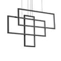 Miniatyrbild 1 av 2: Svart LED dekorativ integrerad taklampa, 93000K