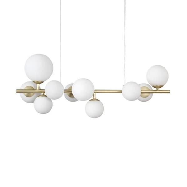 Taklampa - Ideal Lux - PERLAGE - 10 lampor - Glas och metall - G9