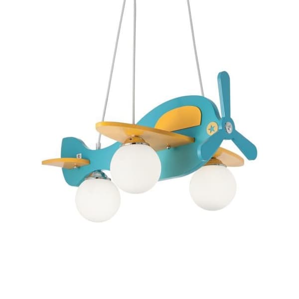Ideal Lux - 1 SP3 FLYGPLAN (blå - gul) 3 LJUS LAMPA