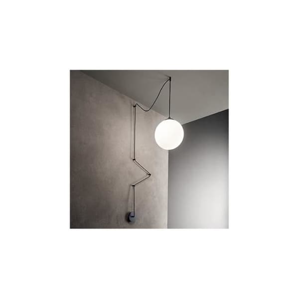 Suspension Noire - IDEAL LUX - BOA - Culot E27 - Modern Design - 1 Glödlampa 60W