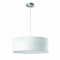 SJU-Textil Cylinder Pendellampa Ø50cm Vit Faro