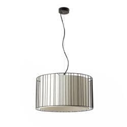 Svart taklampa Linda 1L E27 100W Svart