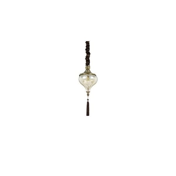 Hängande lampa - IDEAL LUX - HAREM - Brun - 1 glödlampa - E27 - Inomhus