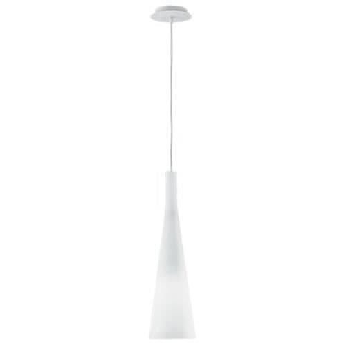 Ideal Lux MILK SP1, Kök, Vit, IP20, Yta, Vit, Glas, Metall