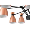 Miniatyrbild 3 av 4: Suspension Retro - Faro Barcelona - 12 armar - Koppar - 150 cm - 20w E14
