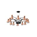 Miniatyrbild 2 av 4: Suspension Retro - Faro Barcelona - 12 armar - Koppar - 150 cm - 20w E14