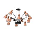 Miniatyrbild 1 av 4: Suspension Retro - Faro Barcelona - 12 armar - Koppar - 150 cm - 20w E14