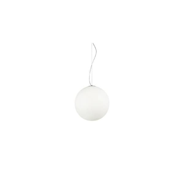 Upphängning - IDEAL LUX - MAPA BIANCO - 1 glödlampa - Glas - 60W - Inomhus