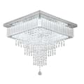 Miniatyrbild 1 av 2: Kristall Taklampa, LED Belysning, Modern Design, 5 huvuden, kallt vitt