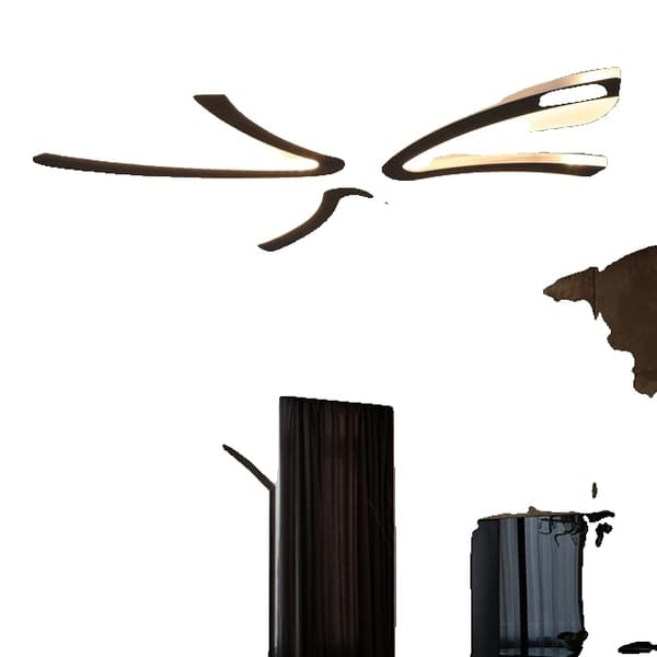 LED Lysekrone Lys, Moderne Design, Akryl Materiale, 5 kronblade hvid, Kold Hvid