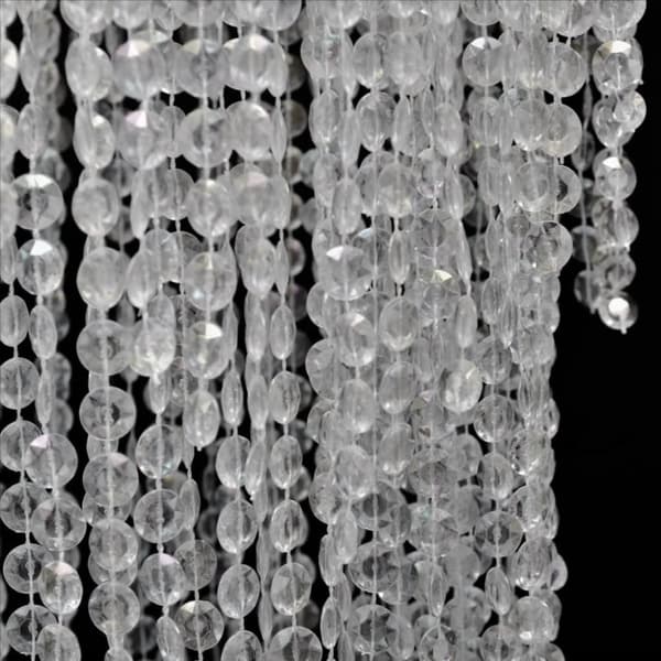 Krystalvedhæng lysekrone 26 x 70 cm - Lysekroner