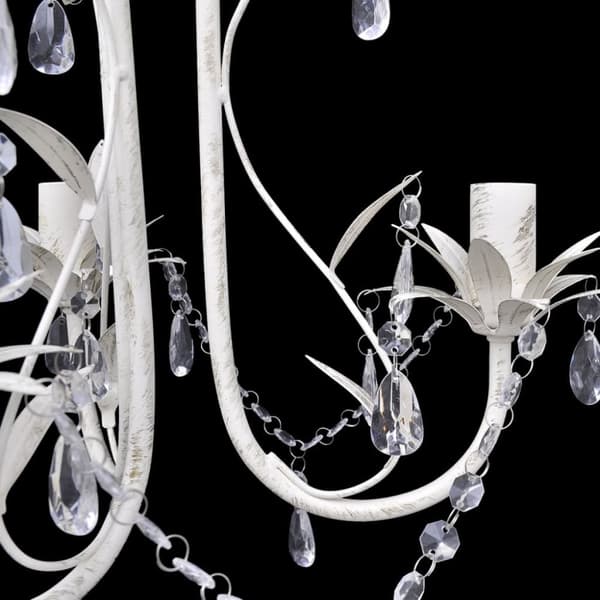 Krystallysekrone elegant hvid - Loftslampe - Loftslamper - Home & Living