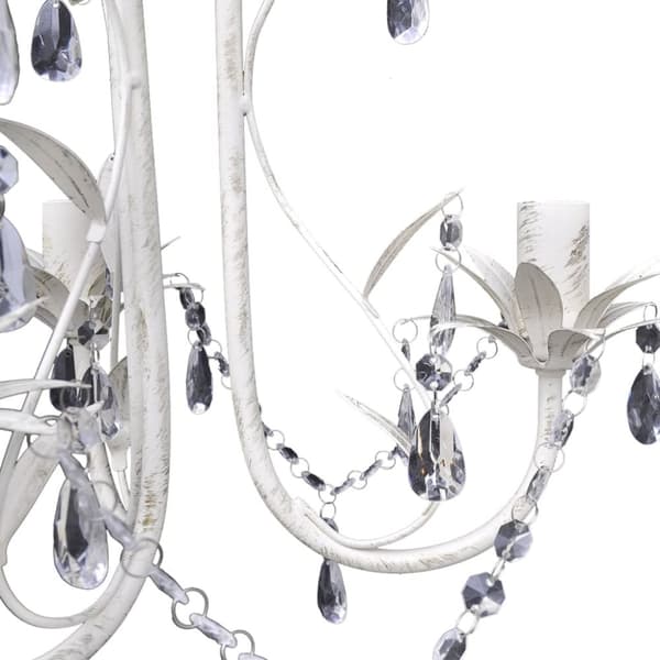 Krystallysekrone elegant hvid - Loftslampe - Loftslamper - Home & Living