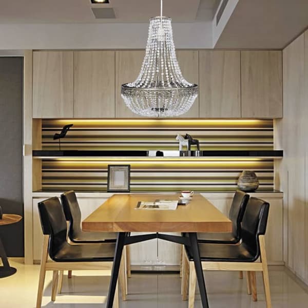 Prismelysekrone 36,5 x 46 cm - Loftslampe - Loftslamper - Home & Living