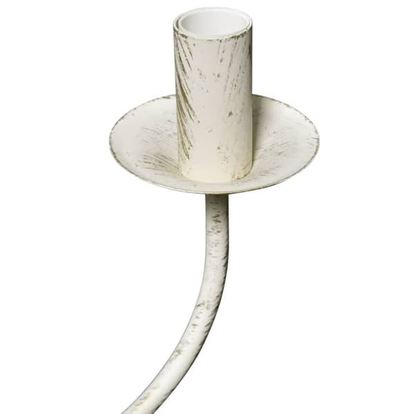 Antik lysekrone 8 x E14-fatninger metal hvid - Loftslampe - Loftslamper - Home & Living
