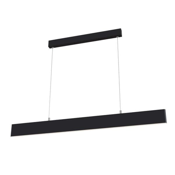 Maytoni svart LED pendellampa. Metall ram. Modern stil. Lm: 2400 K: 3000