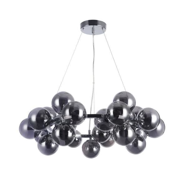 Upphängning - Maytoni - Modern luminaire - Krommetall - Glas - 25 G9-lampor Krom