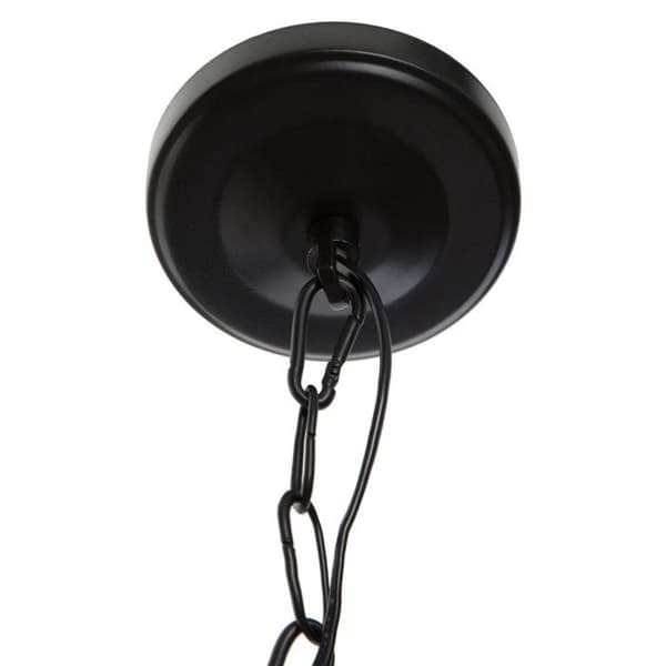"Basalt" taklampa i svart metall Diameter 30 cm från Atmosphera