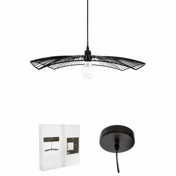 "Cuzco" taklampa i svart tråd, metall Diameter 58 cm Atmosphera