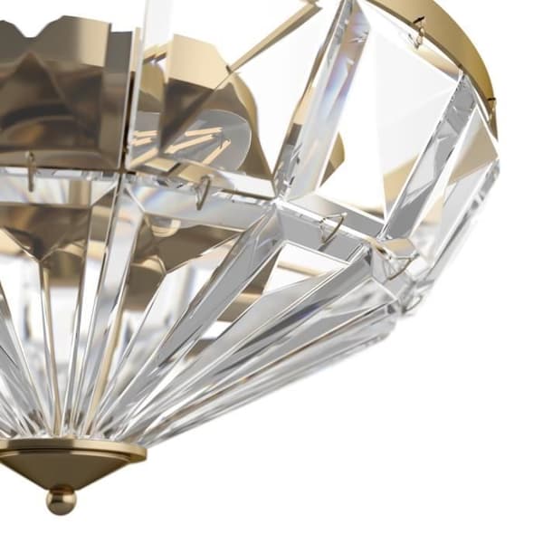 Maytoni Facet Neoclassic Bowl Guld Semi-Flush Mount Taklampa