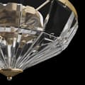 Miniatyrbild 4 av 4: Maytoni Facet Neoclassic Bowl Guld Semi-Flush Mount Taklampa