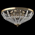 Miniatyrbild 2 av 4: Maytoni Facet Neoclassic Bowl Guld Semi-Flush Mount Taklampa