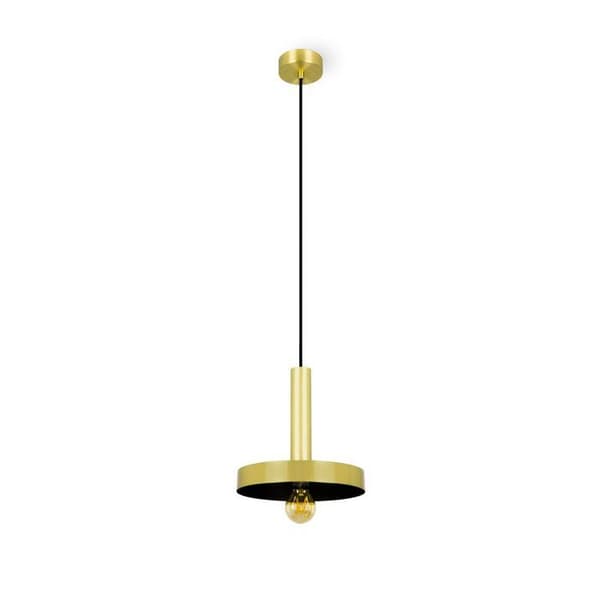 WHIZ - Guld/Svart metallhänge Ø25cm Svart, Guld