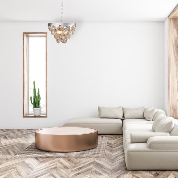 GRACE CHROME lysekrone 6xE14