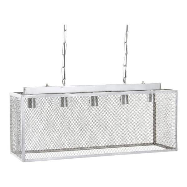 Hänglampa - DKD Home Decor - Metall - Vintage - Grå - 79 x 26 x 33.5 cm Grå