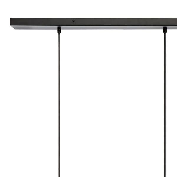 Ays Natural Wooden Pendel Lamp L 80 - ATMOSPHERA - Svart - 1 glödlampa