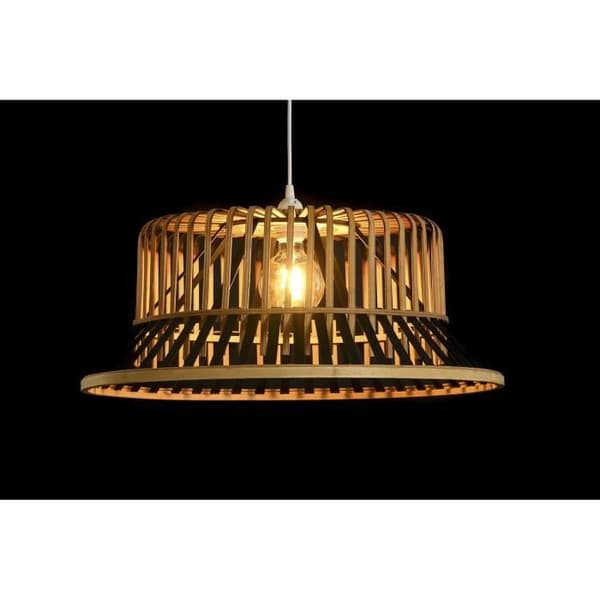 svart brun bambu taklampa 50 w